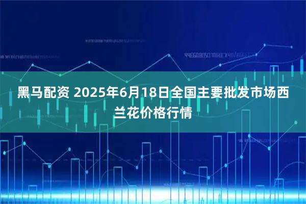 黑马配资 2025年6月18日全国主要批发市场西兰花价格行情